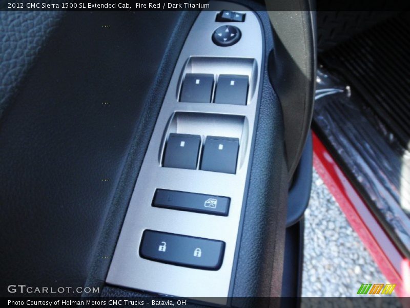 Fire Red / Dark Titanium 2012 GMC Sierra 1500 SL Extended Cab