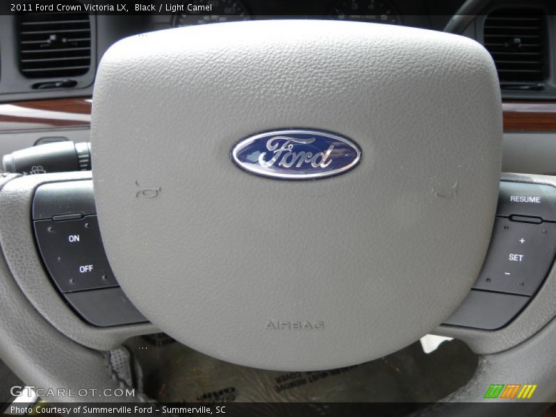 Black / Light Camel 2011 Ford Crown Victoria LX