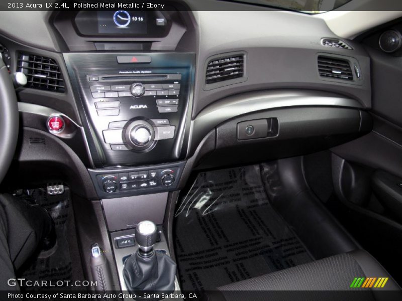 Dashboard of 2013 ILX 2.4L