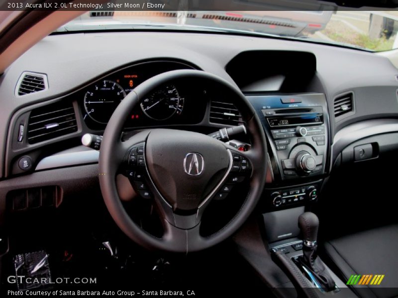 Silver Moon / Ebony 2013 Acura ILX 2.0L Technology