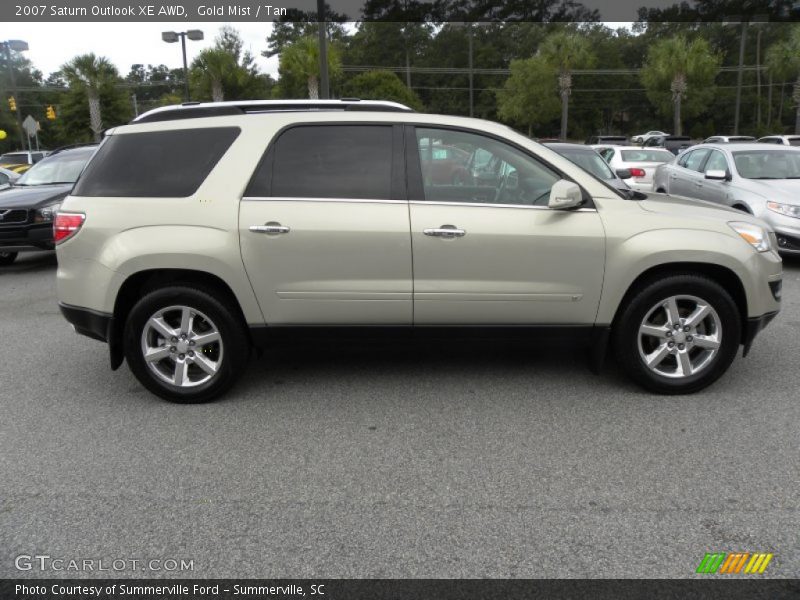 Gold Mist / Tan 2007 Saturn Outlook XE AWD