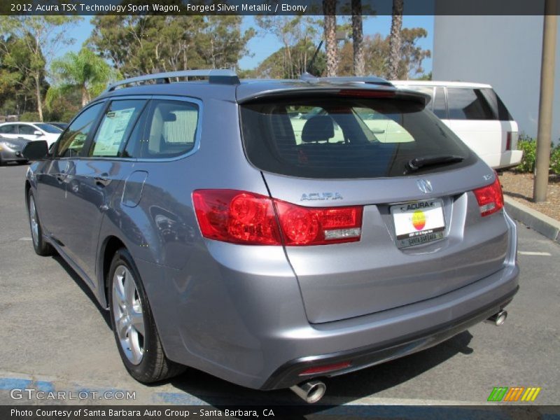 Forged Silver Metallic / Ebony 2012 Acura TSX Technology Sport Wagon