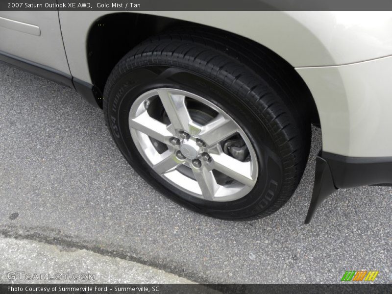Gold Mist / Tan 2007 Saturn Outlook XE AWD