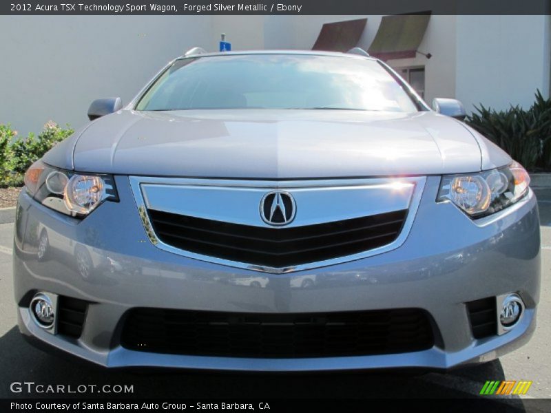 Forged Silver Metallic / Ebony 2012 Acura TSX Technology Sport Wagon