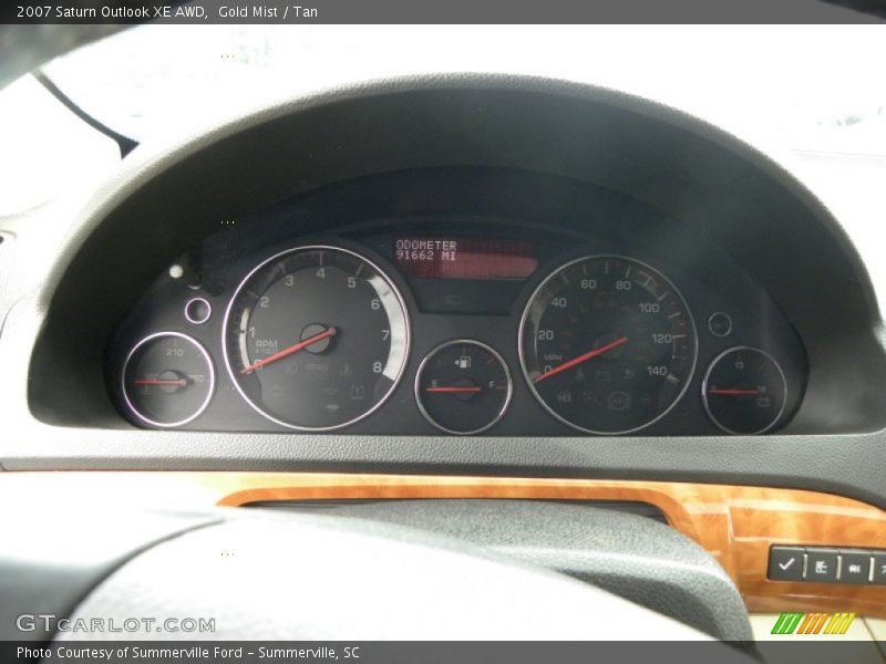 Gold Mist / Tan 2007 Saturn Outlook XE AWD