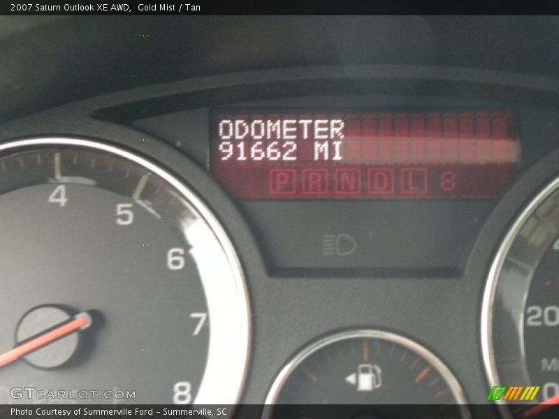 Gold Mist / Tan 2007 Saturn Outlook XE AWD