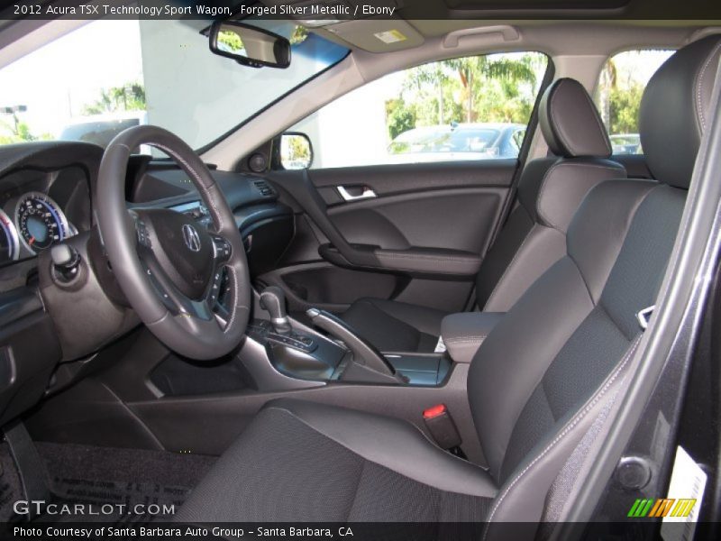 Forged Silver Metallic / Ebony 2012 Acura TSX Technology Sport Wagon
