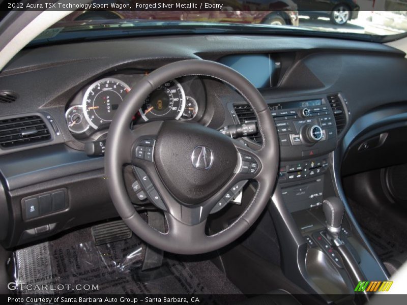 Forged Silver Metallic / Ebony 2012 Acura TSX Technology Sport Wagon