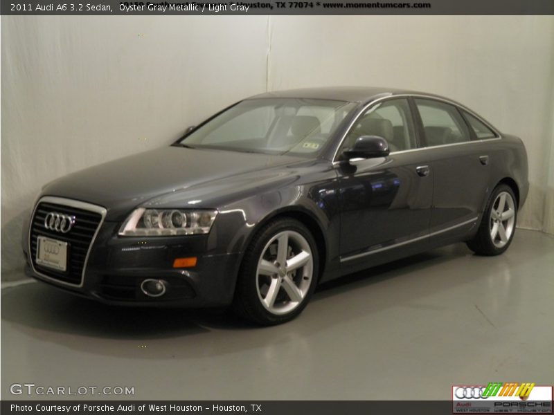 Oyster Gray Metallic / Light Gray 2011 Audi A6 3.2 Sedan