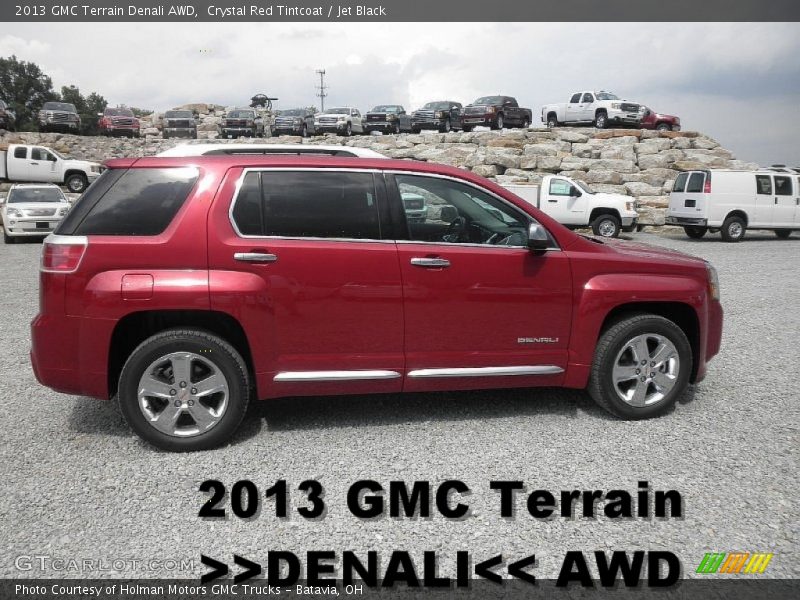Crystal Red Tintcoat / Jet Black 2013 GMC Terrain Denali AWD