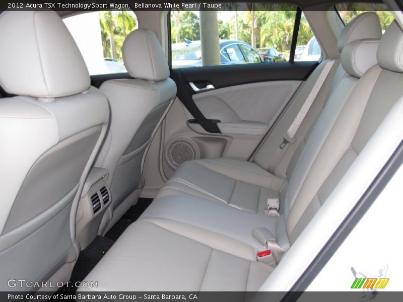 Bellanova White Pearl / Taupe 2012 Acura TSX Technology Sport Wagon