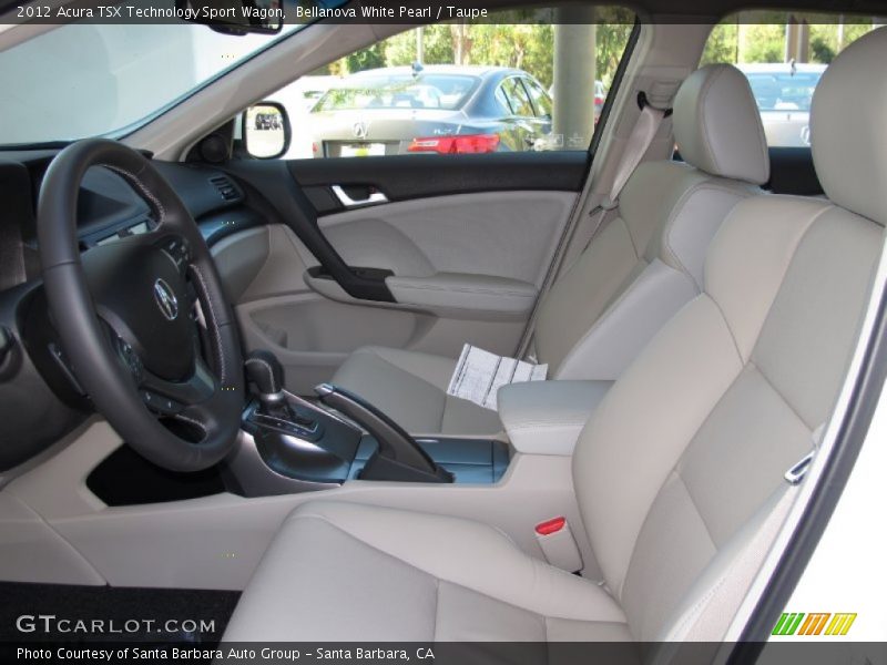 Bellanova White Pearl / Taupe 2012 Acura TSX Technology Sport Wagon