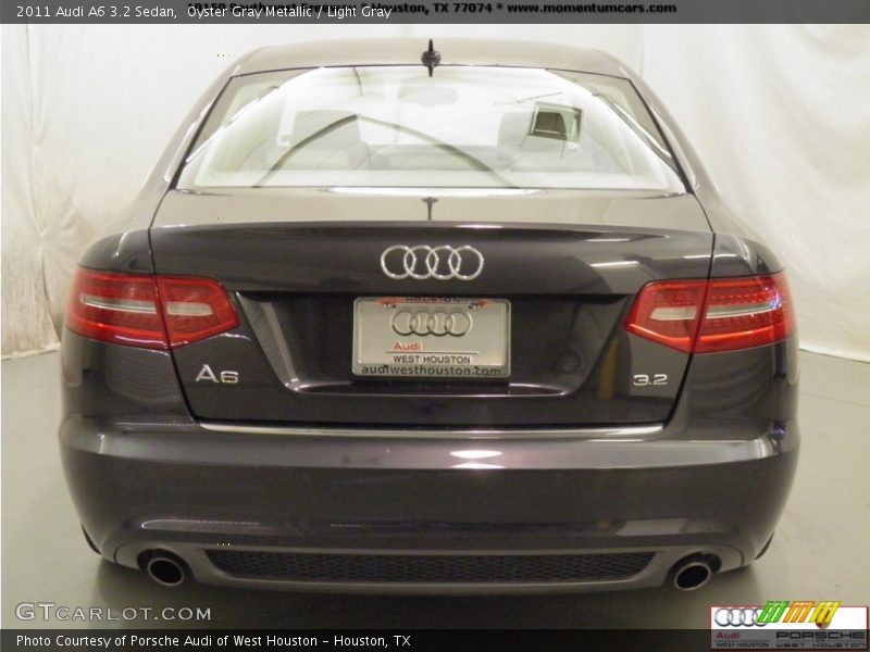 Oyster Gray Metallic / Light Gray 2011 Audi A6 3.2 Sedan