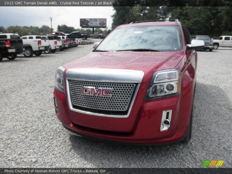 Crystal Red Tintcoat / Jet Black 2013 GMC Terrain Denali AWD
