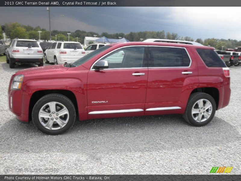 Crystal Red Tintcoat / Jet Black 2013 GMC Terrain Denali AWD