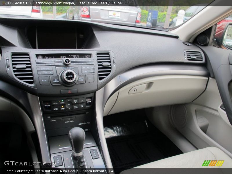 Basque Red Pearl / Taupe 2012 Acura TSX Technology Sport Wagon
