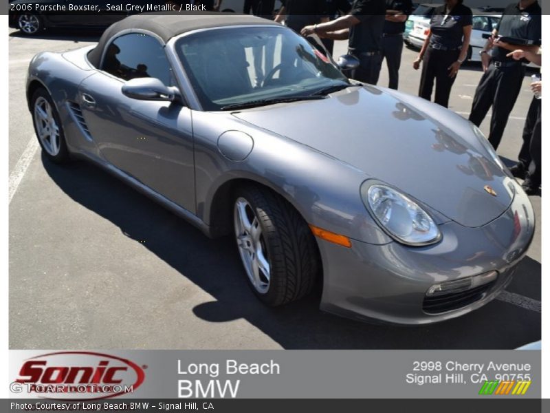 Seal Grey Metallic / Black 2006 Porsche Boxster