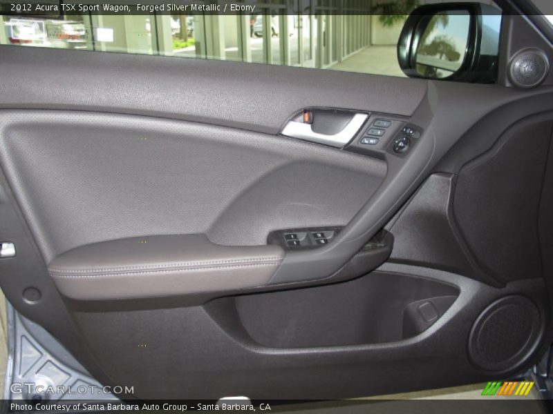 Forged Silver Metallic / Ebony 2012 Acura TSX Sport Wagon