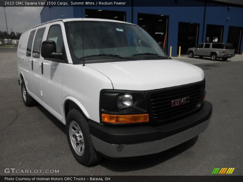 Summit White / Medium Pewter 2013 GMC Savana Van 1500 Cargo