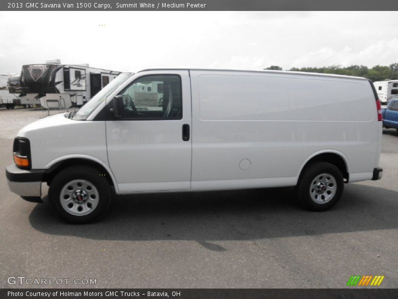 Summit White / Medium Pewter 2013 GMC Savana Van 1500 Cargo