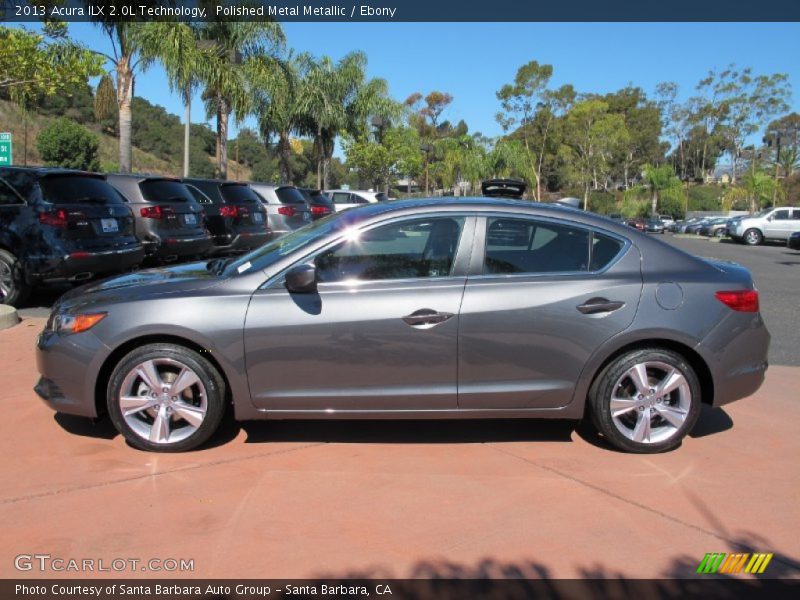 Polished Metal Metallic / Ebony 2013 Acura ILX 2.0L Technology