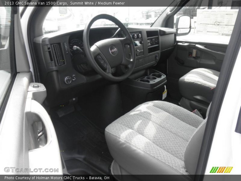 Summit White / Medium Pewter 2013 GMC Savana Van 1500 Cargo