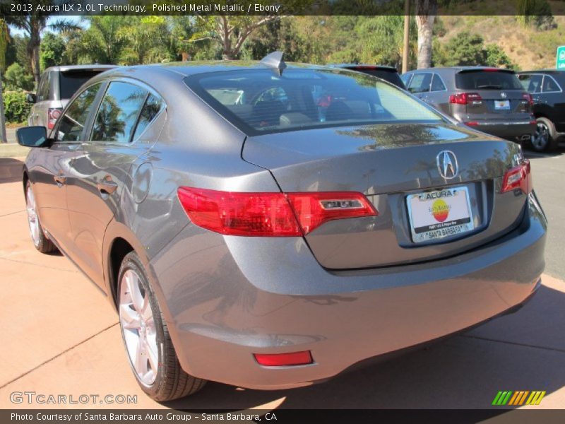 Polished Metal Metallic / Ebony 2013 Acura ILX 2.0L Technology