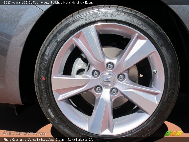 Polished Metal Metallic / Ebony 2013 Acura ILX 2.0L Technology