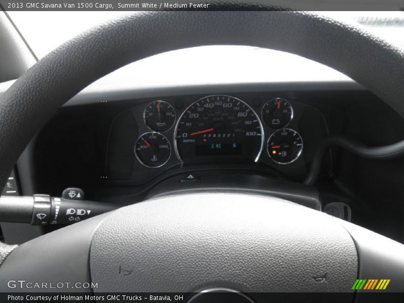 Summit White / Medium Pewter 2013 GMC Savana Van 1500 Cargo