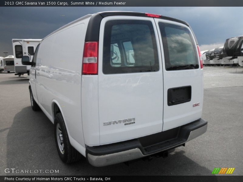 Summit White / Medium Pewter 2013 GMC Savana Van 1500 Cargo