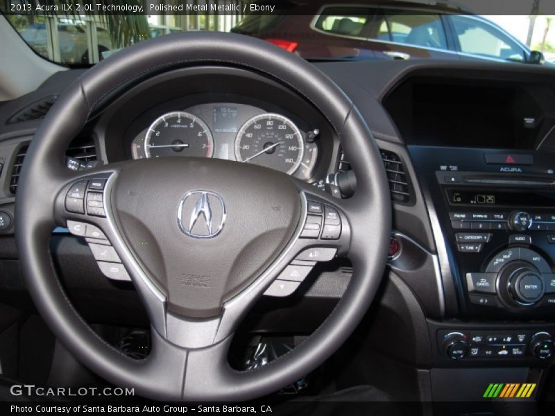 Polished Metal Metallic / Ebony 2013 Acura ILX 2.0L Technology