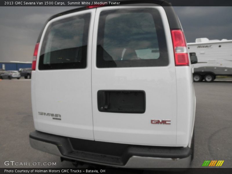 Summit White / Medium Pewter 2013 GMC Savana Van 1500 Cargo