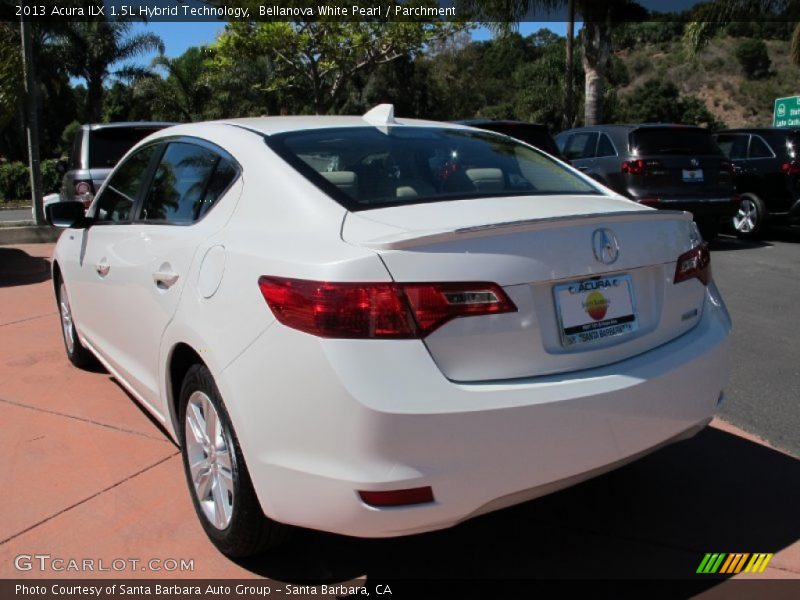 Bellanova White Pearl / Parchment 2013 Acura ILX 1.5L Hybrid Technology