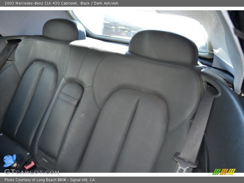 Black / Dark Ash/Ash 2003 Mercedes-Benz CLK 430 Cabriolet