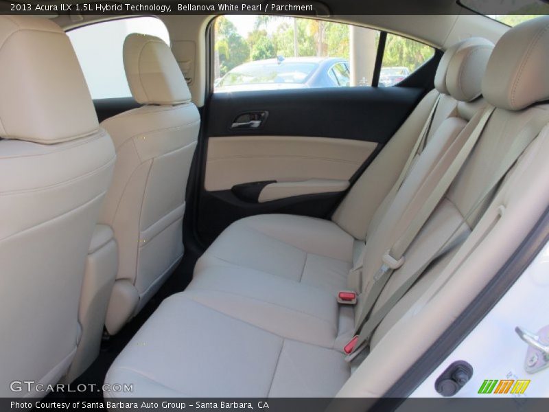 Rear Seat of 2013 ILX 1.5L Hybrid Technology
