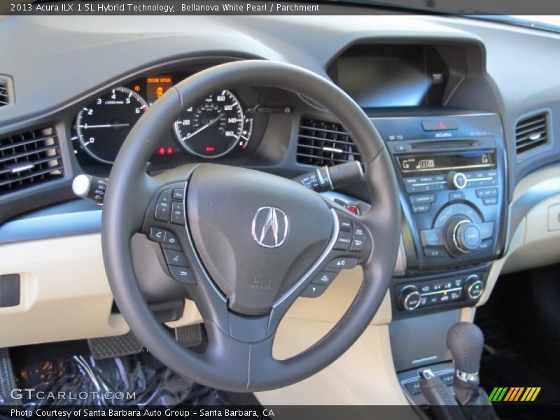 Dashboard of 2013 ILX 1.5L Hybrid Technology