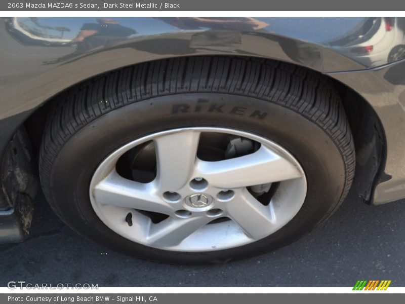 Dark Steel Metallic / Black 2003 Mazda MAZDA6 s Sedan