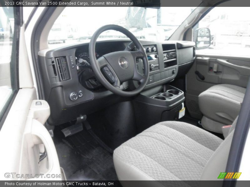 Summit White / Neutral 2013 GMC Savana Van 2500 Extended Cargo