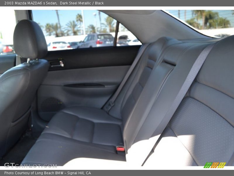 Dark Steel Metallic / Black 2003 Mazda MAZDA6 s Sedan