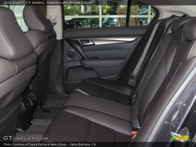 Graphite Luster Metallic / Ebony 2012 Acura TL 3.5 Advance