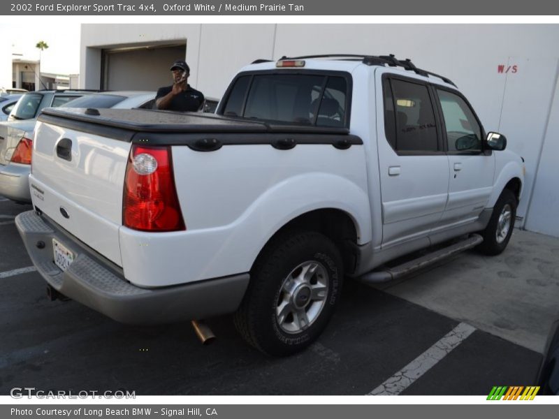Oxford White / Medium Prairie Tan 2002 Ford Explorer Sport Trac 4x4