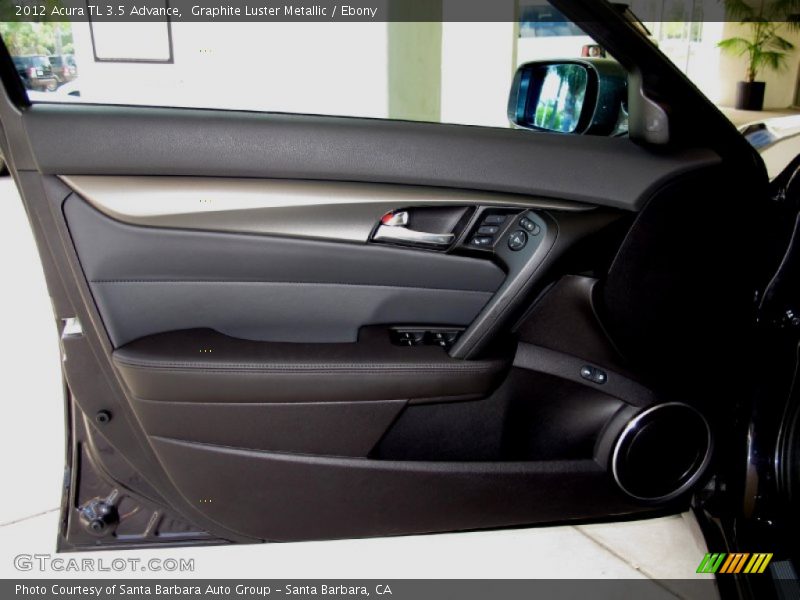 Graphite Luster Metallic / Ebony 2012 Acura TL 3.5 Advance