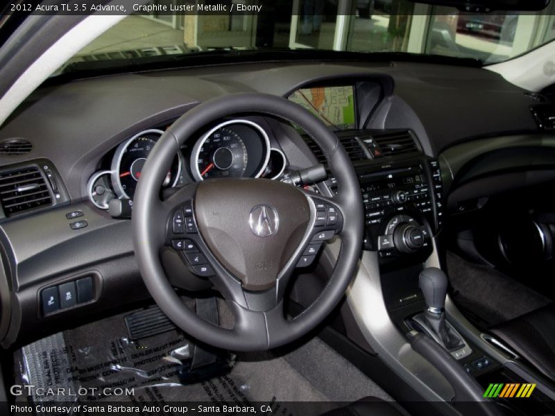 Graphite Luster Metallic / Ebony 2012 Acura TL 3.5 Advance