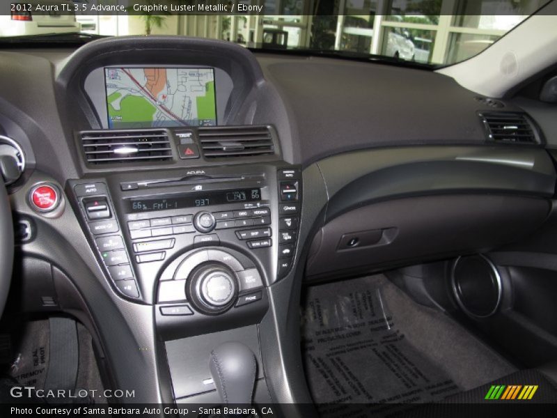 Graphite Luster Metallic / Ebony 2012 Acura TL 3.5 Advance