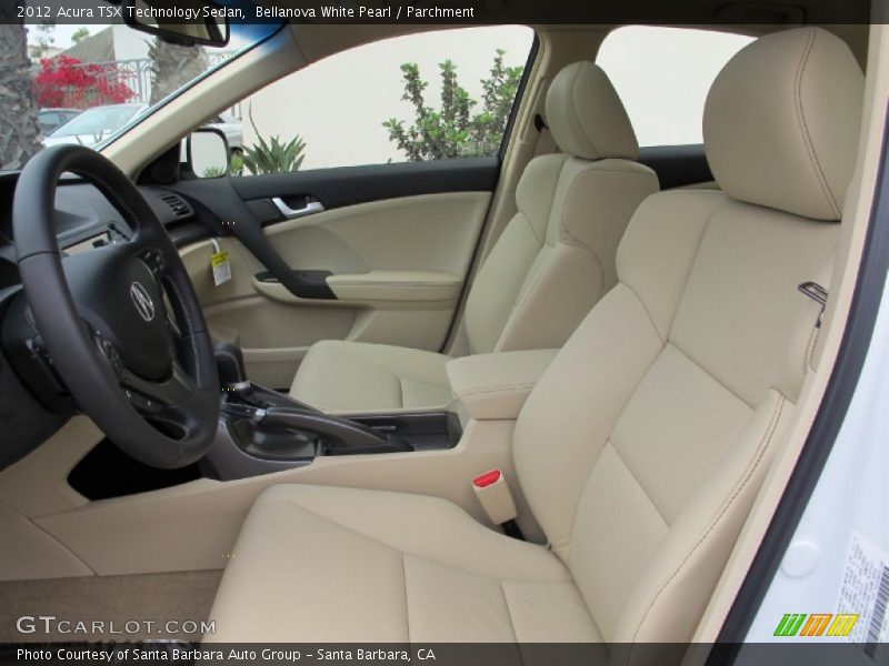 Bellanova White Pearl / Parchment 2012 Acura TSX Technology Sedan