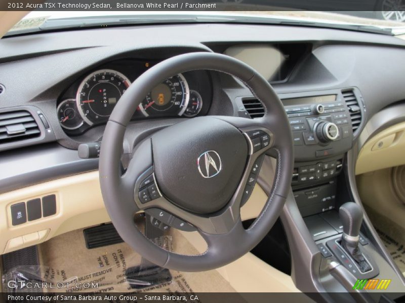 Bellanova White Pearl / Parchment 2012 Acura TSX Technology Sedan