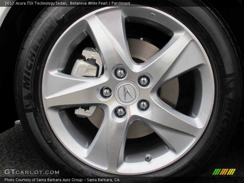 Bellanova White Pearl / Parchment 2012 Acura TSX Technology Sedan