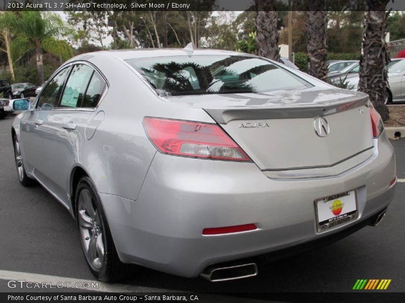 Silver Moon / Ebony 2012 Acura TL 3.7 SH-AWD Technology