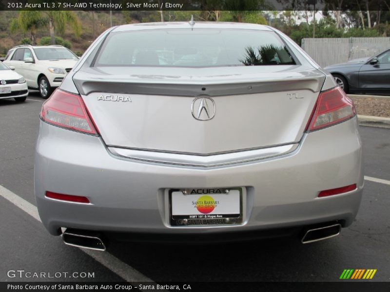 Silver Moon / Ebony 2012 Acura TL 3.7 SH-AWD Technology
