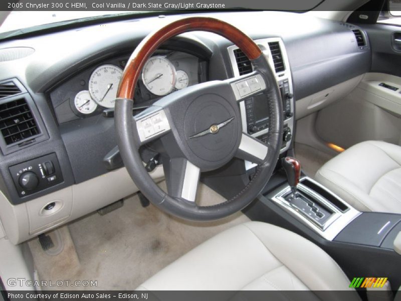 Cool Vanilla / Dark Slate Gray/Light Graystone 2005 Chrysler 300 C HEMI